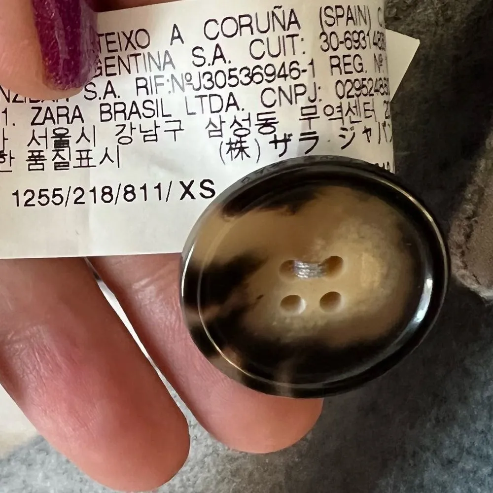 Zara Trafaluc Double Button Masculine Wool Coat - Image 6