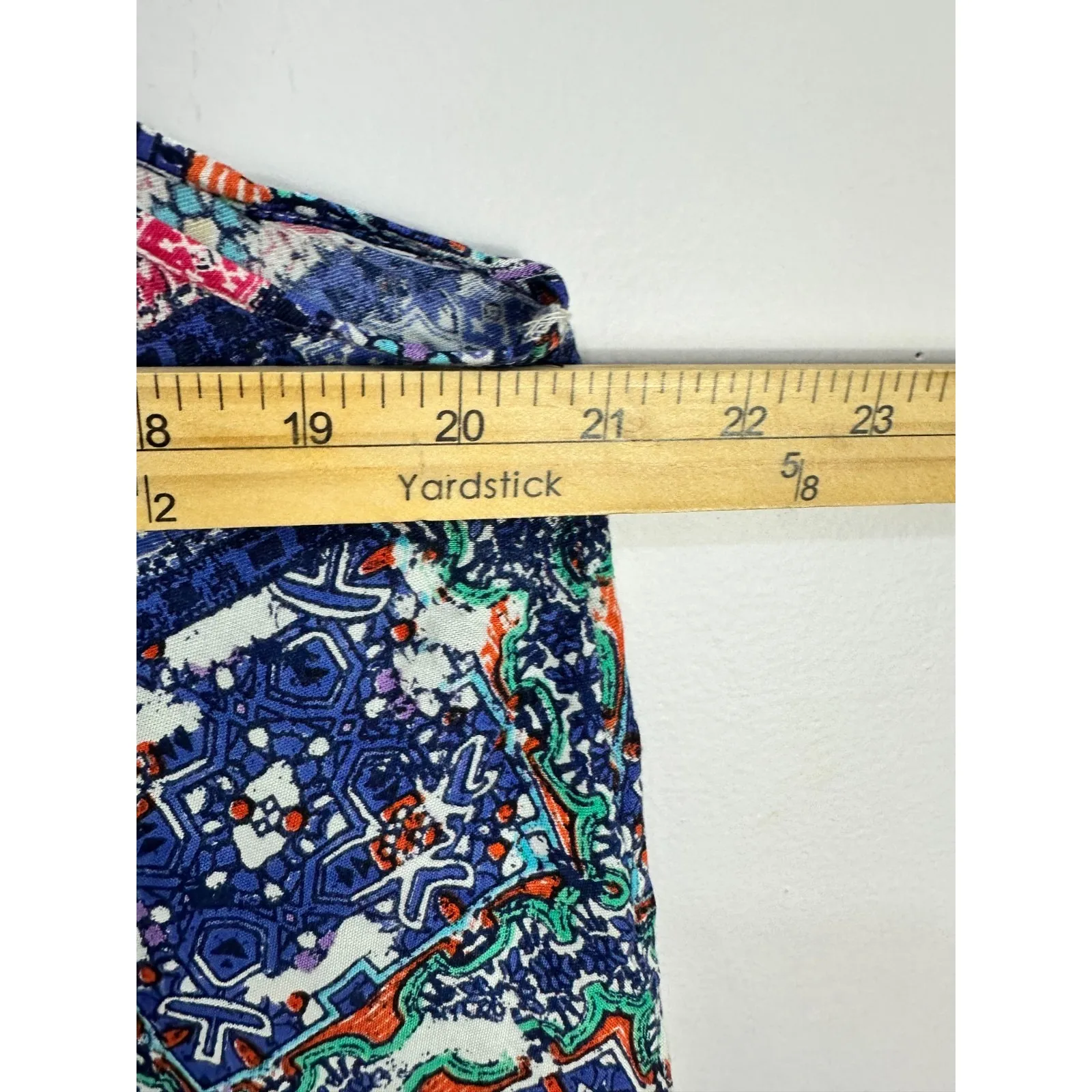 Japna Boho Handkerchief Hem Dress XL Multicolor Paisley Festival Y2K Indie‎ - Image 4