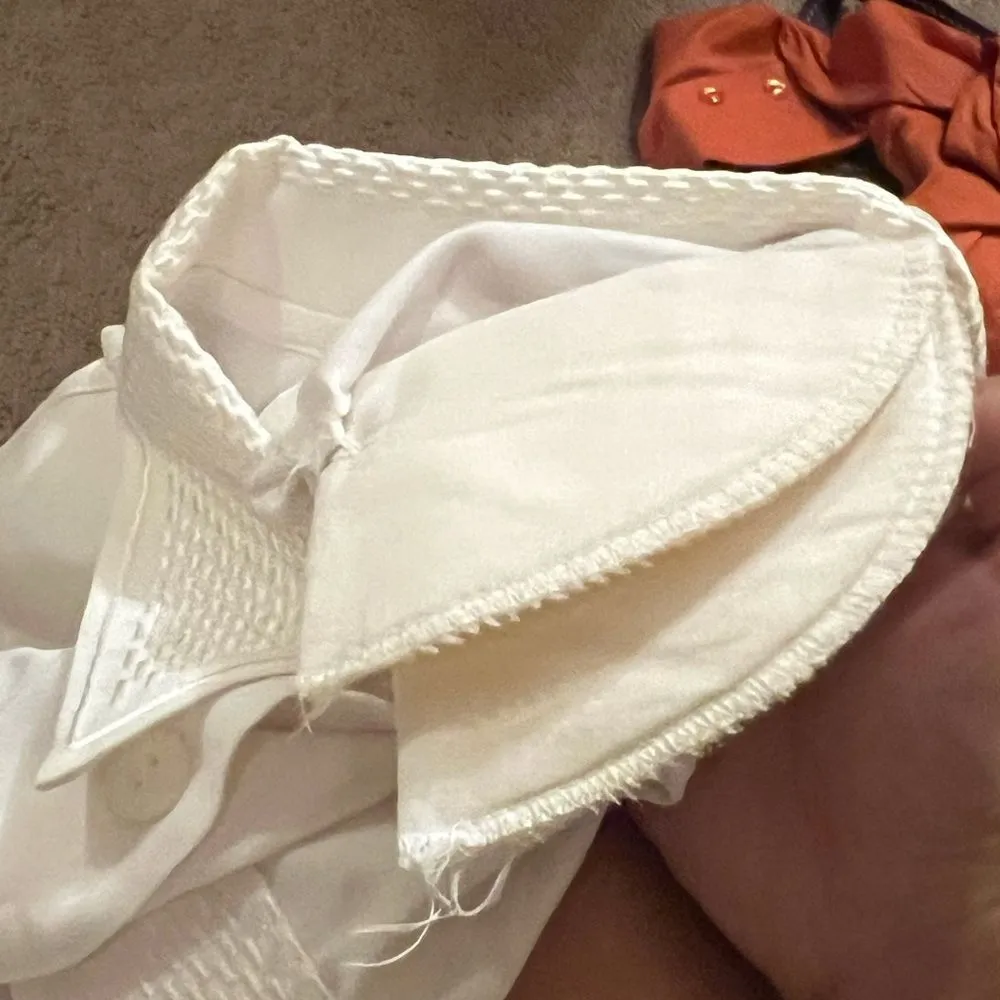 Yves st Clair vintage white blouse 8 White - Image 9