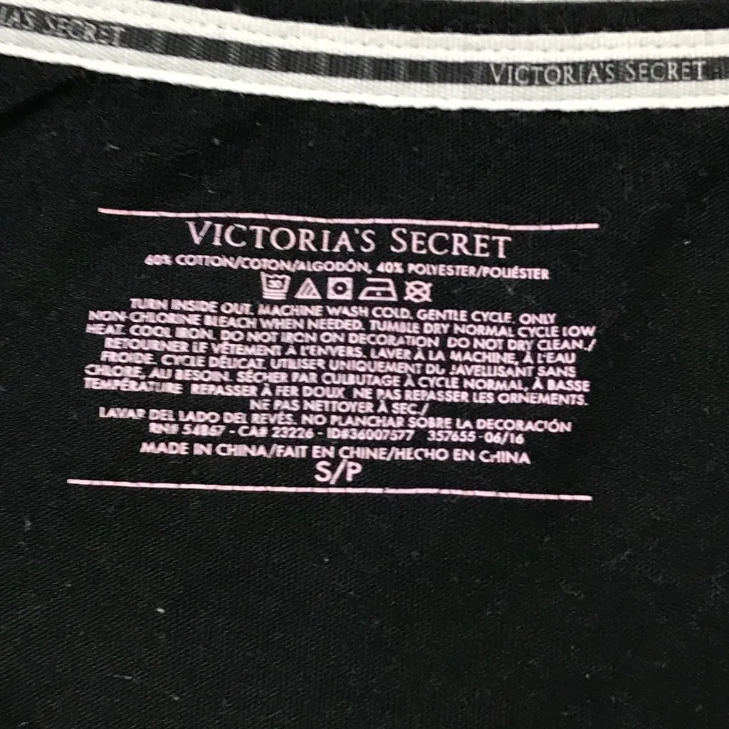 Victoria's Secret "This is my Brunch Shirt" Multicolored Graphic Sleep Shirt‎ S - Image 6