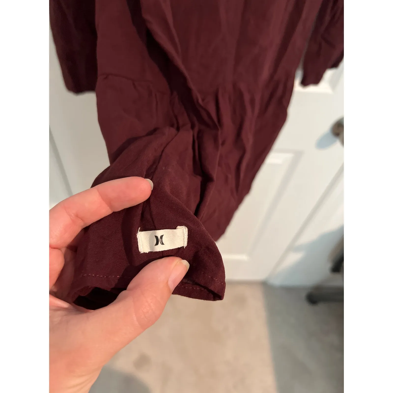 Hurley Juniors’ Cabo Cutout Drop-Waist Dress – Size Medium - Image 5