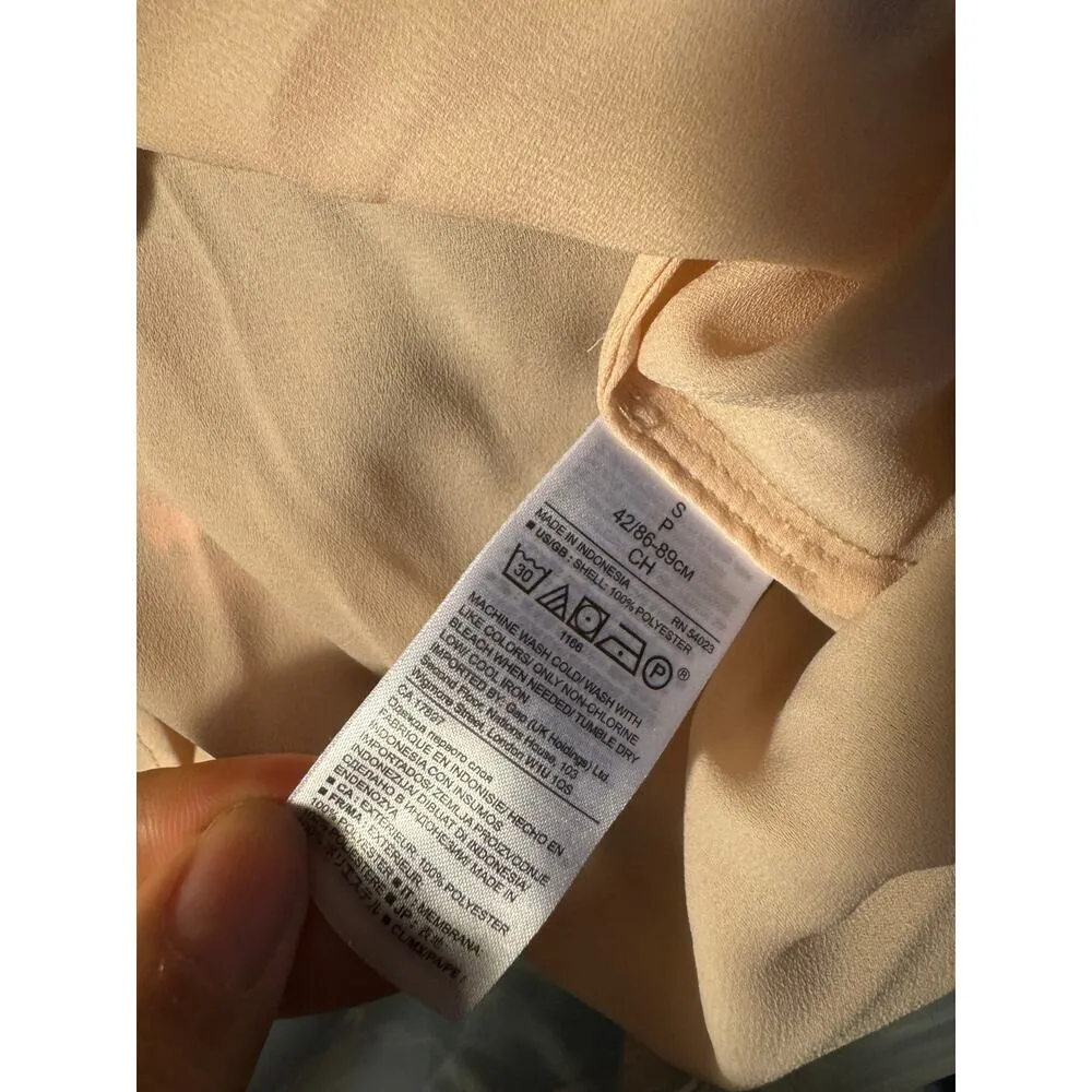 Banana Republic Size Small Light Pink Sleeveless Blouse Casual Work Top Women’s - Image 7