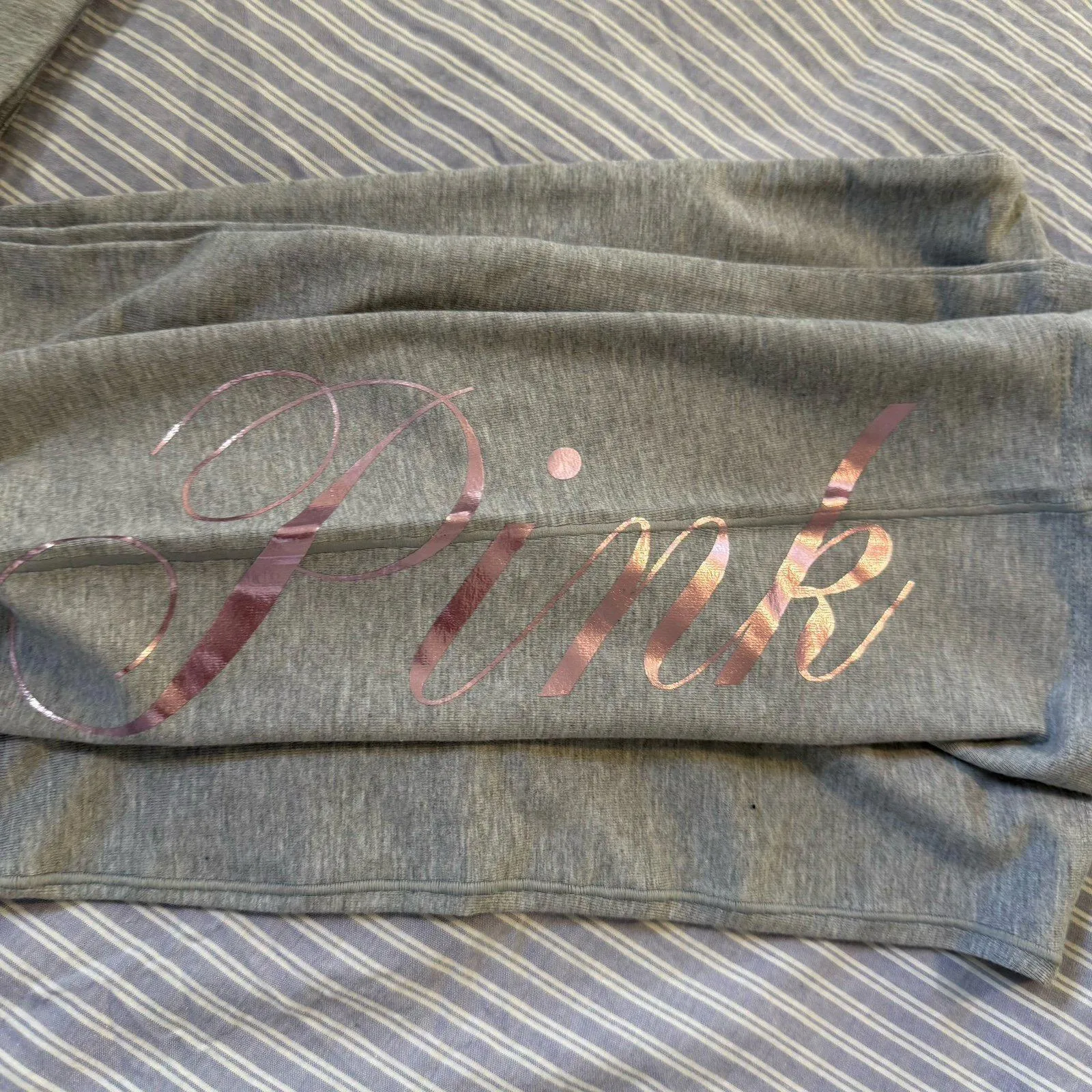 Y2K Victoria's Secret All Day Cotton Foldover Waist Flare Yoga Pants - Image 7