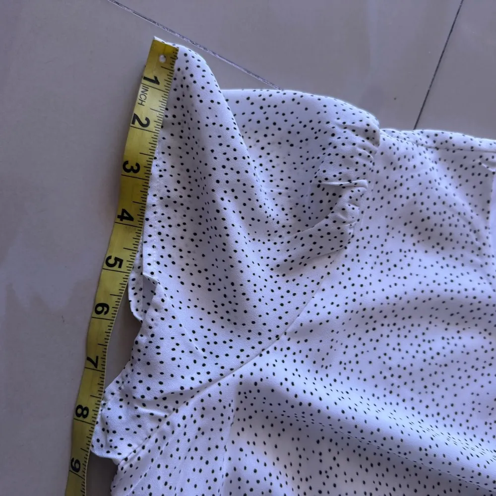 Silver Midi Sundress with Flutter Sleeves and Crew Neck Size undefined - Image 6