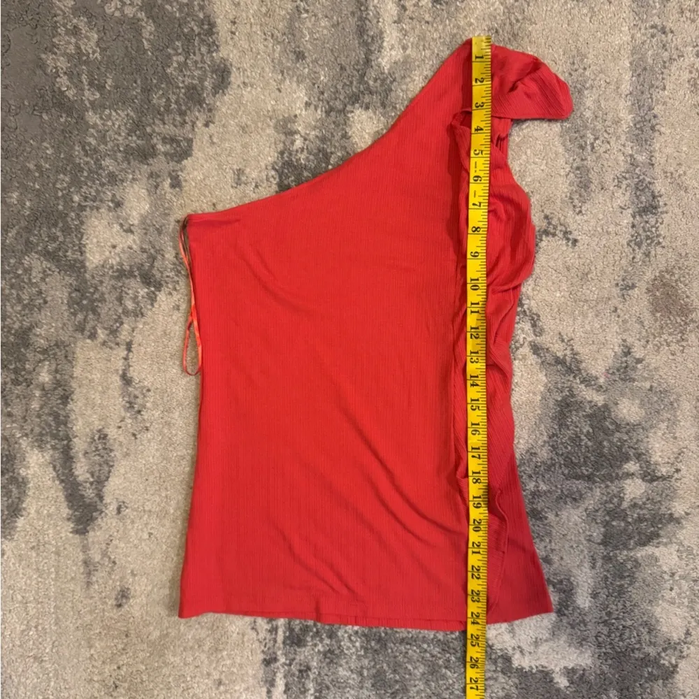 Nine West  One-Shoulder Red Top - Image 5