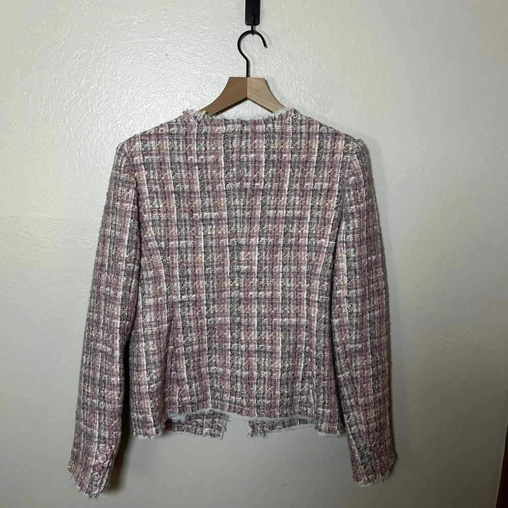 Love Shack Fancy ‎ Fraser Tweed Wool Blend Jacket - Image 8