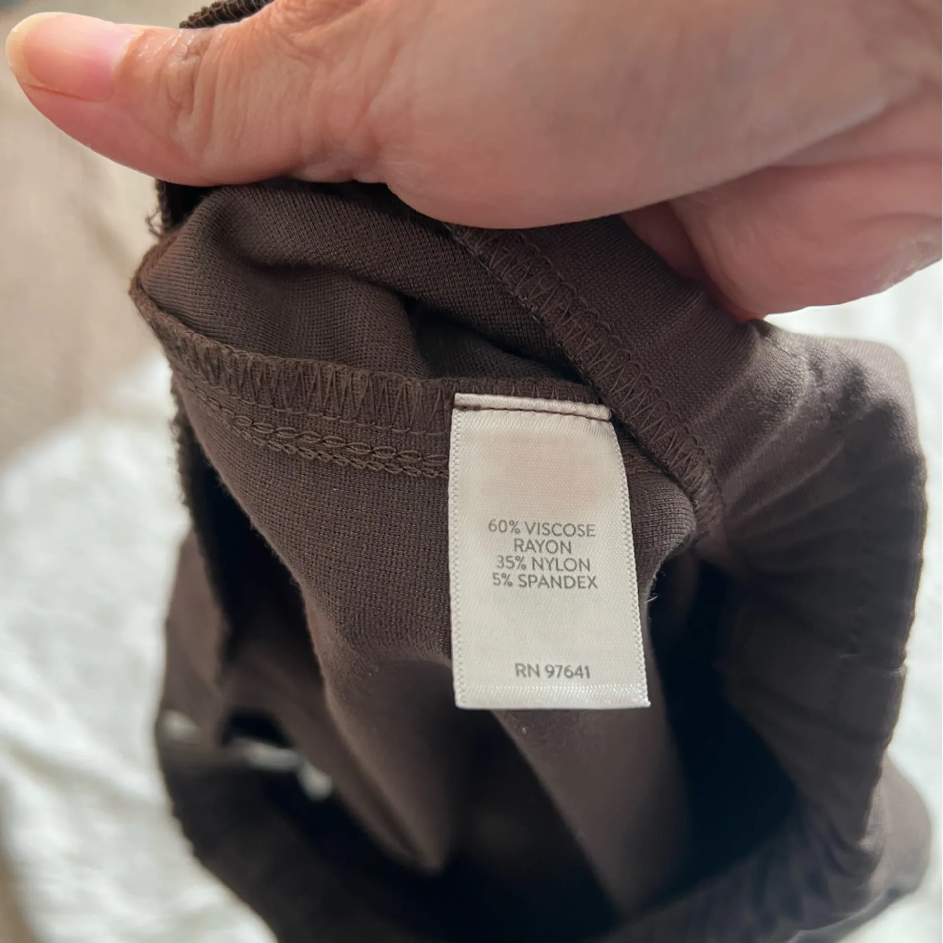 J.Jill Women’s Chocolate Ponte Slim Leg Pants – Pre - Image 7