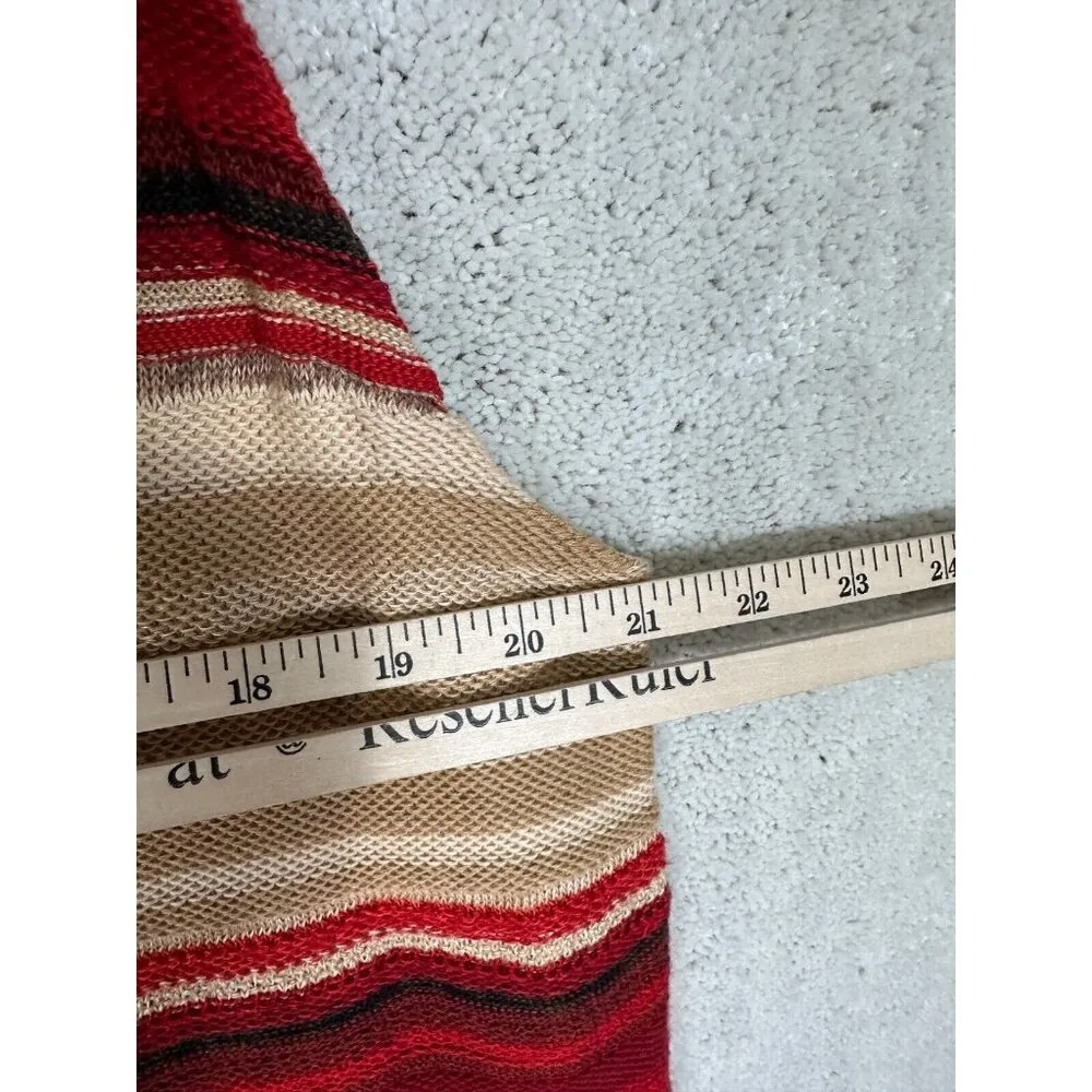 New Lauren Ralph Lauren 2X Womens Tunic Sweater Southwestern Sleeveless Striped - Image 4