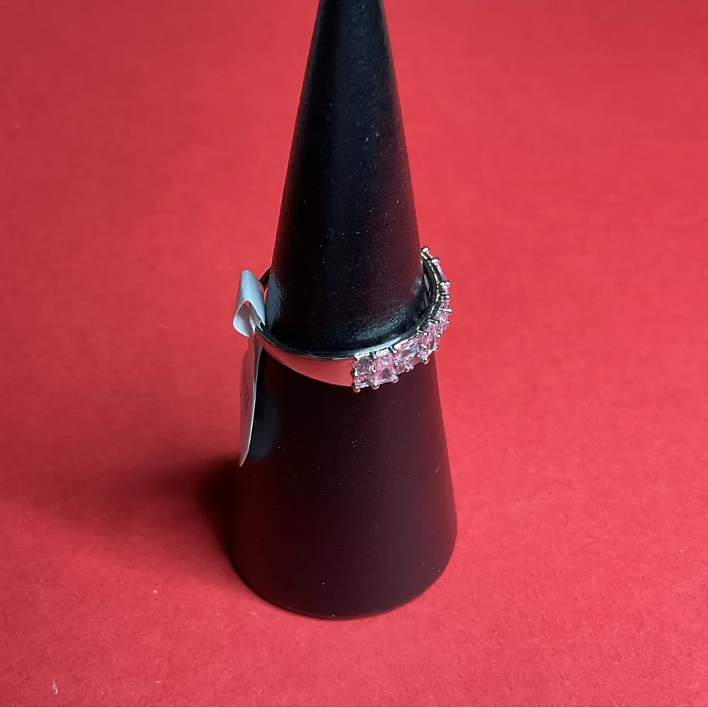 Bomb Party RBP5660 “Embrace the Sparkle” Cubic Zirconia on Rhodium Sz 9 Ring NWT Silver - Image 2