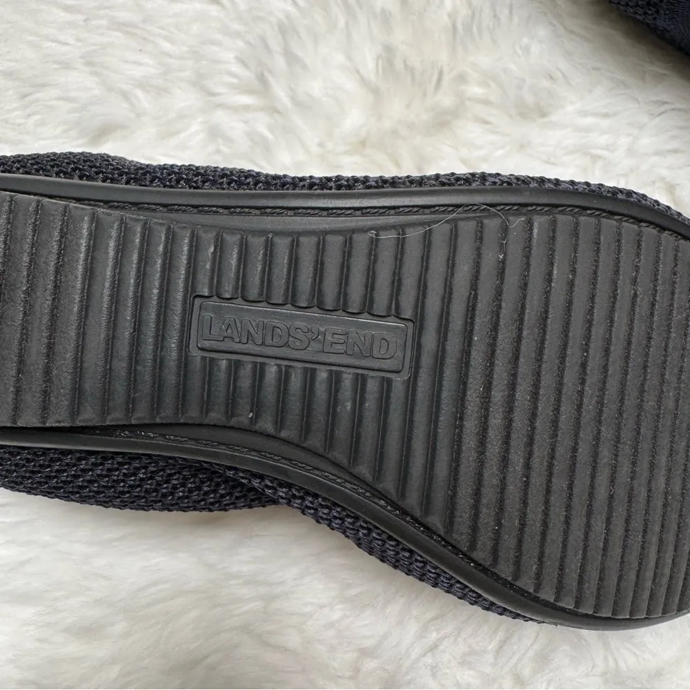 Lands’ End Navy Blue Ballet Flats Size 7 - Image 6