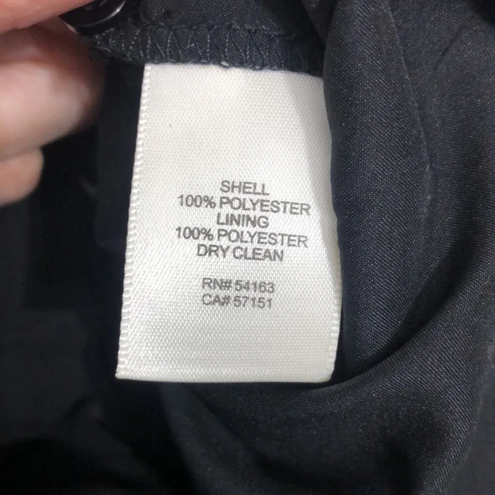 Eliza J Wide Leg Cap Sleeve Jumpsuit Black 14 NWT - Image 11