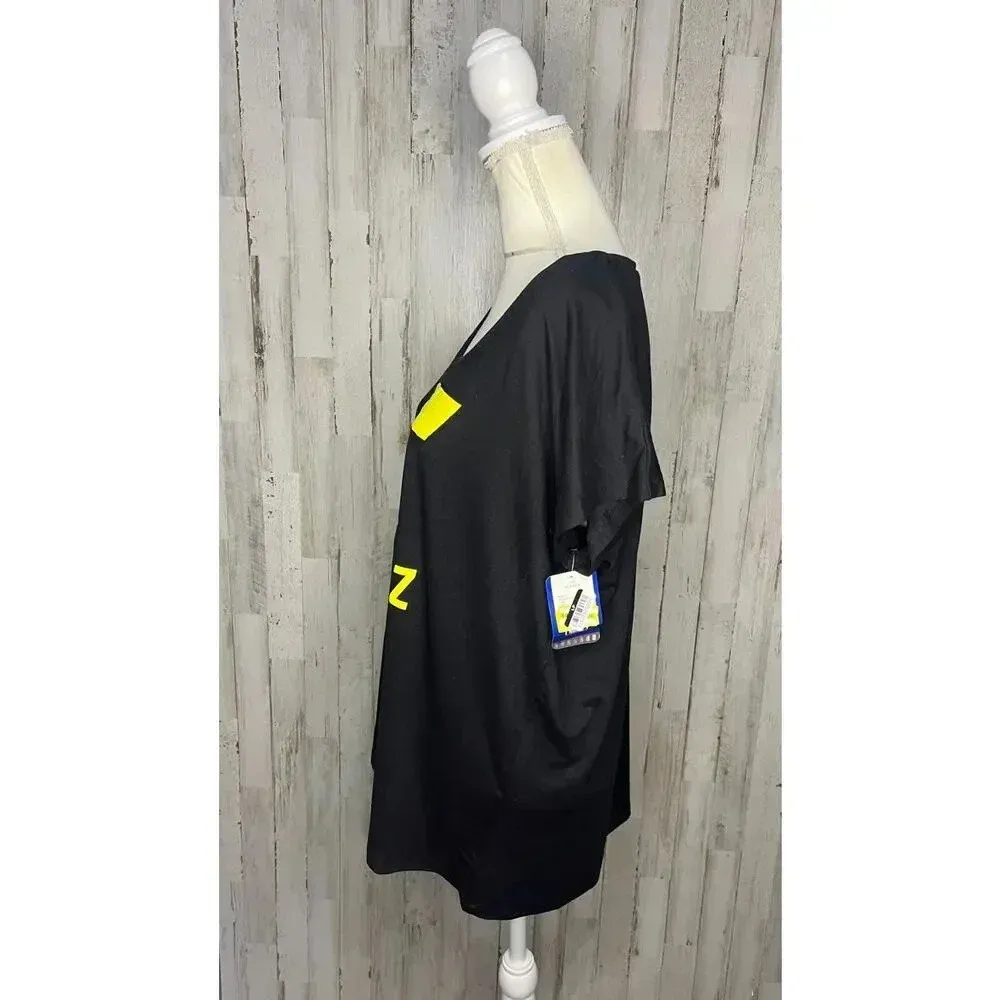 NWT NBA Utah Jazz Women's Black‎ Graphic Print T-Shirt Size Medium Short Sleeve - Image 5