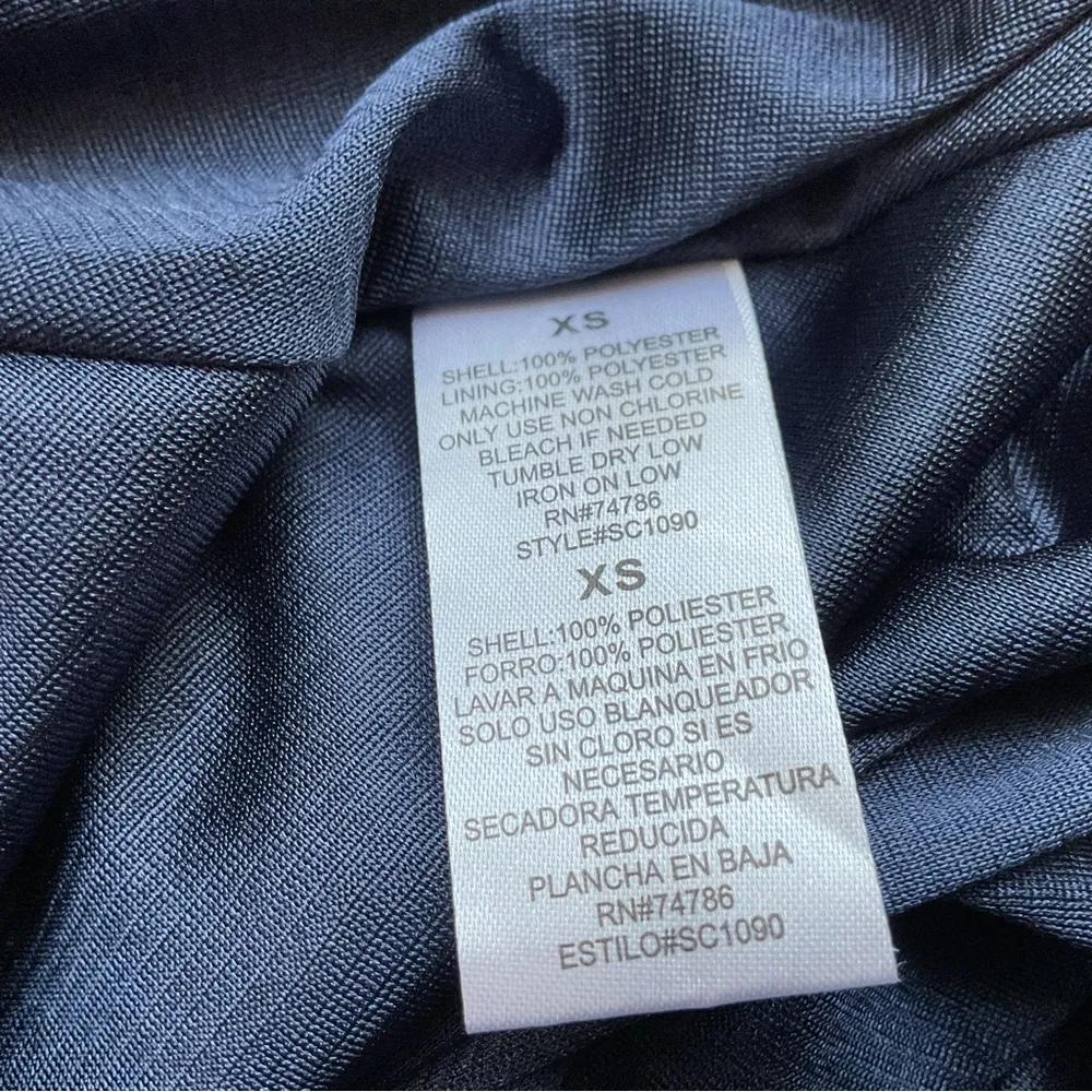 Patrons Of Peace Floral Asymmetrical Scarf Dress Size XS - Image 6