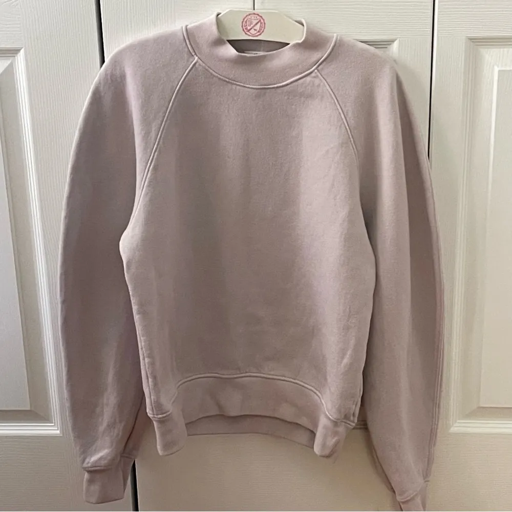 Agolde Tarron Mockneck Pullover Fondant Heather Sweater - Image 2