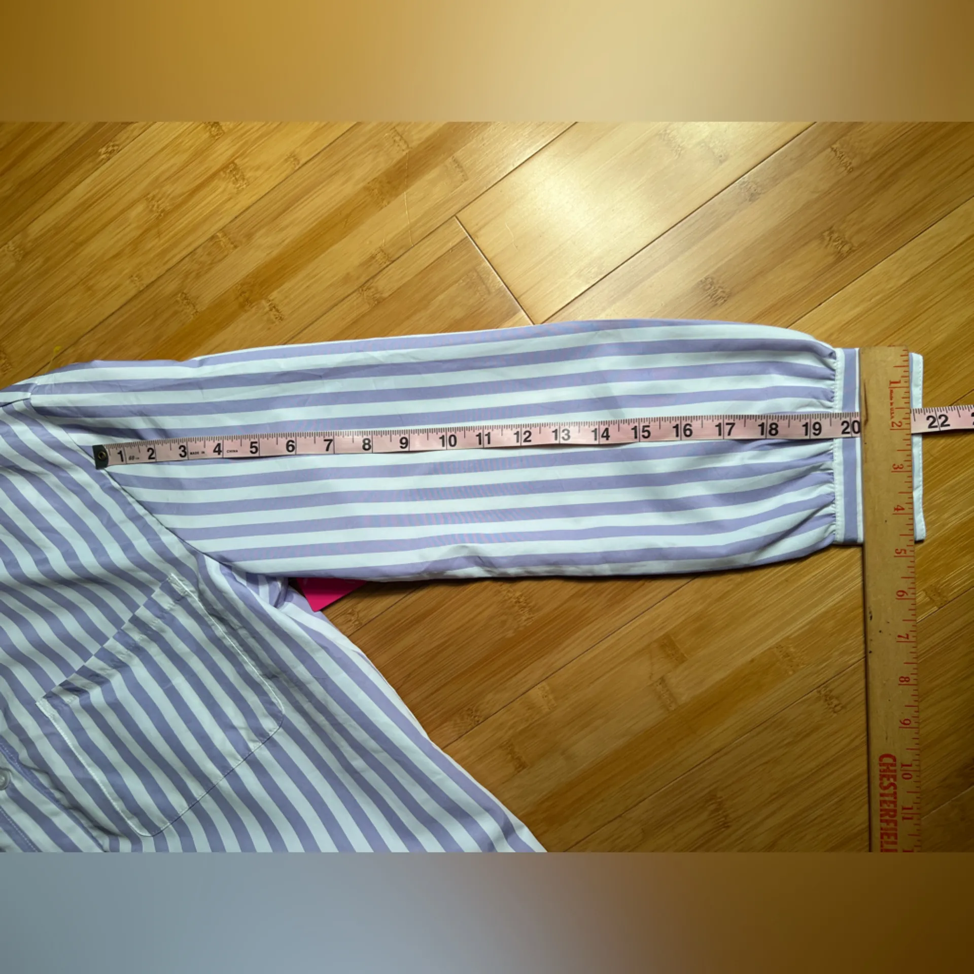 Buddy Love Women’s Ellen Lilac Stripe 2 Piece Casual Lounge Wear Pajama Set|Sz:M Blue Size M - Image 12