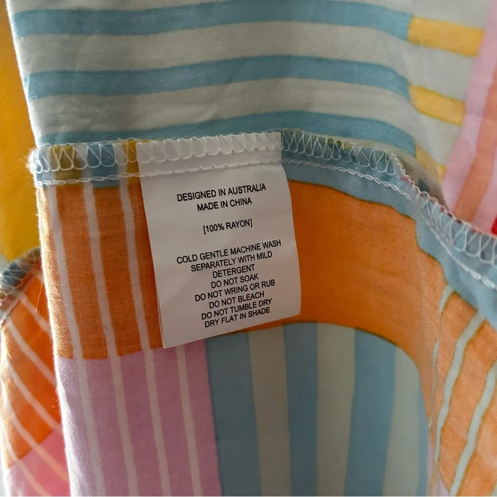 Abel the label  Anthropologie Boho Maxi Dress Beach Flowy U4 - Image 6