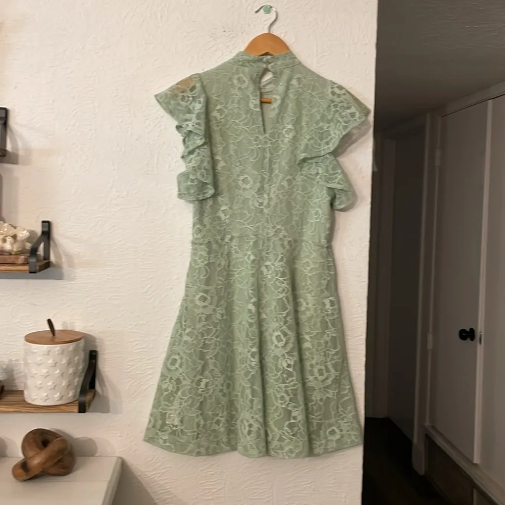 NWT Maeve Sleeveless Mock-Neck Mini Lace Dress Size Small - Image 5