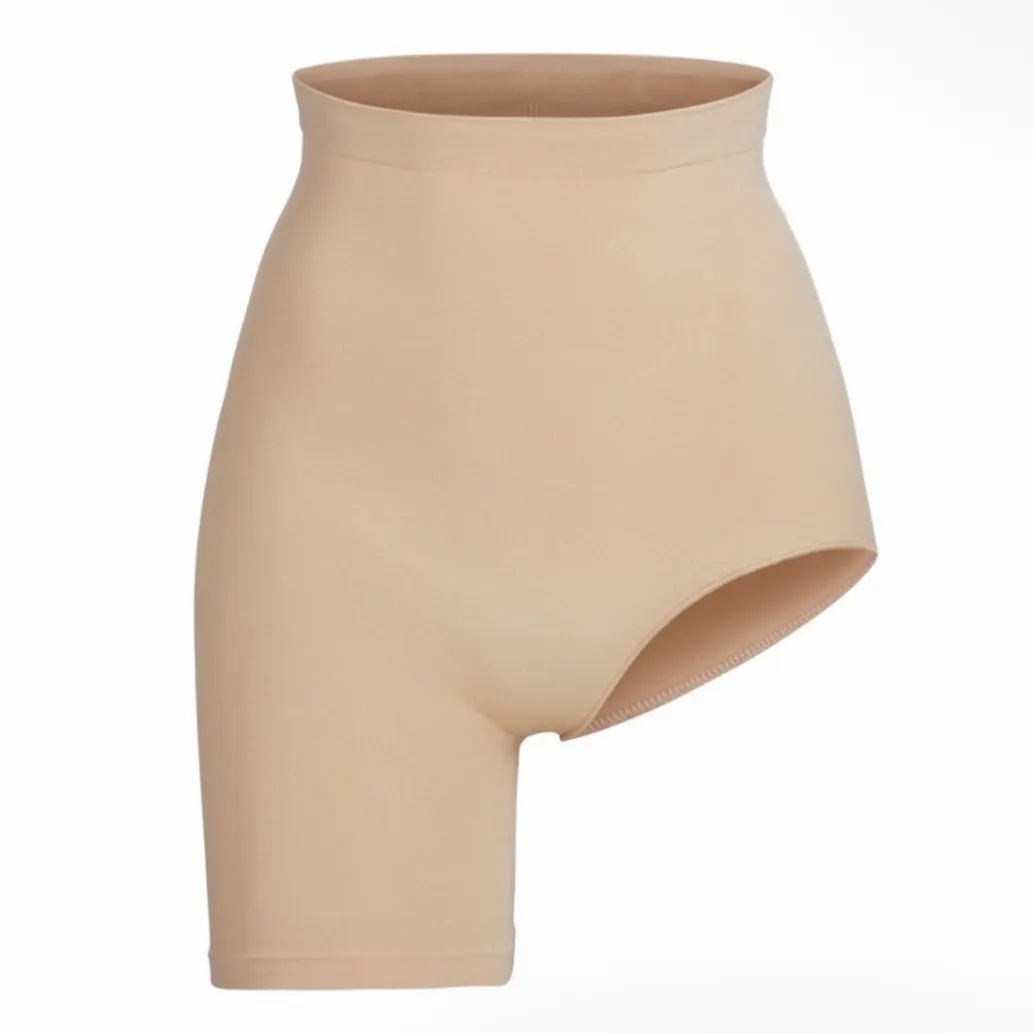 SKIMS | NEW Sculpting Exposed Leg Short Tights Bodysuit Shapewear, Clay, Size M - Image 8