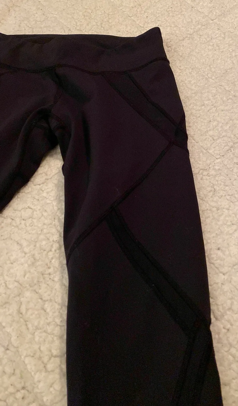 Black Cropped pants Size 6 - Image 6
