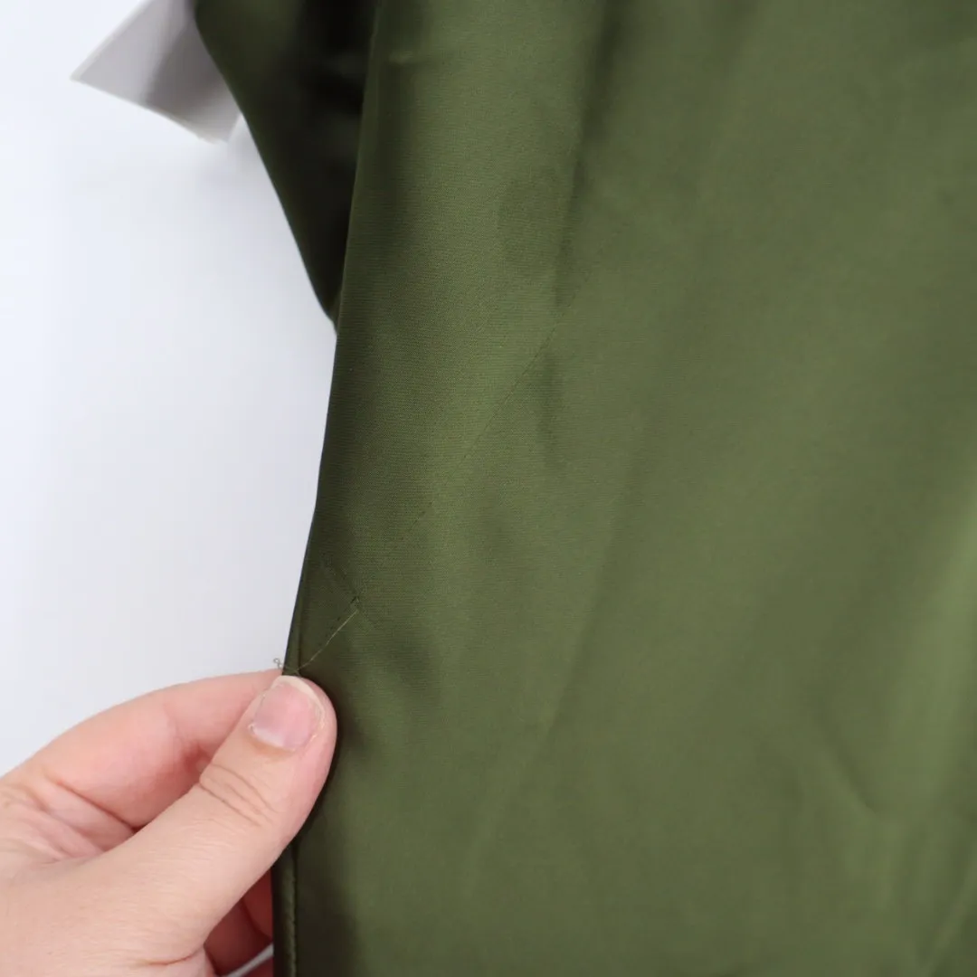 After Six Pleated Halter Bias Satin Maxi Dress With Bow Self-Tie Back Size L - Image 9