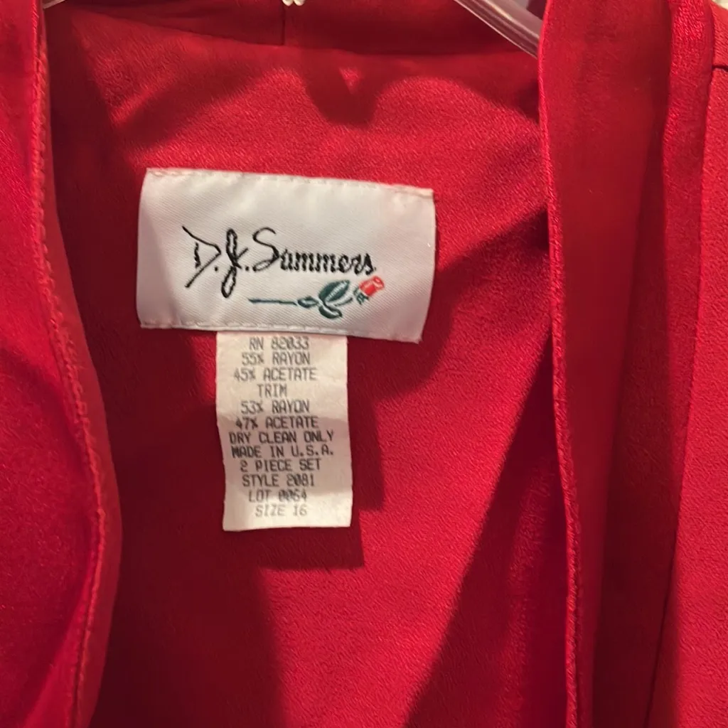 FINAL MARKDOWN D.j summers dressy jacket 16 Red - Image 3