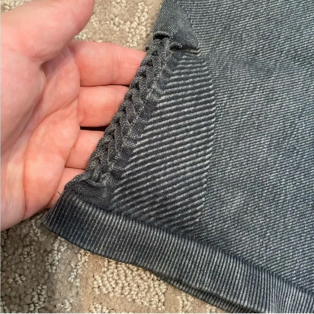 OFFLINE by Aerie Ribbed High Rise Biker Shorts-7 Inch Inseam-Size medium - Image 5