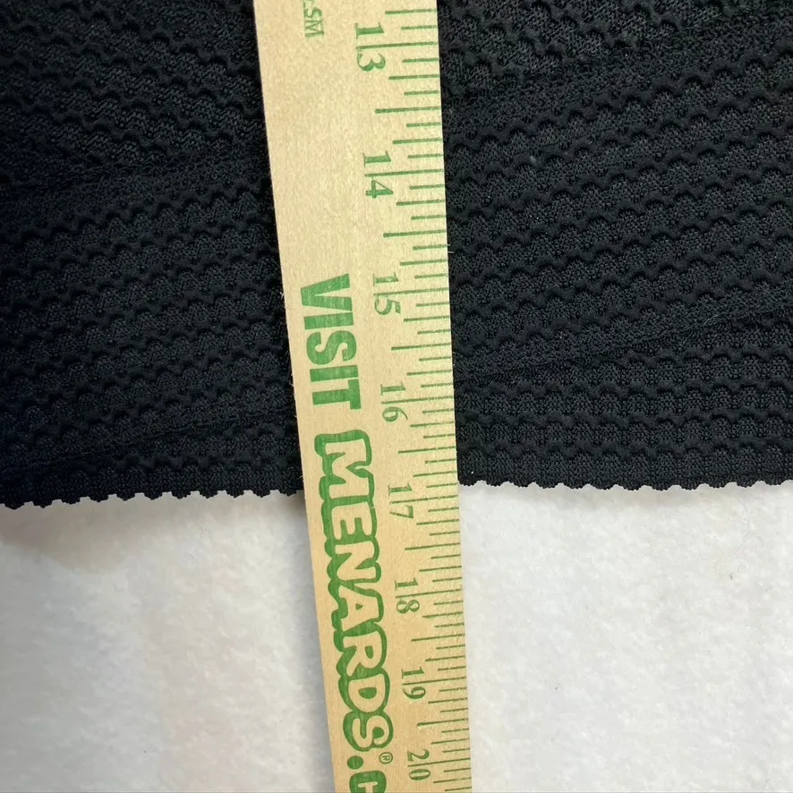 H&M Divided Black Textured‎ Bandage Bodycon Mini Skirt Size 10 Elastic Waist - Image 6