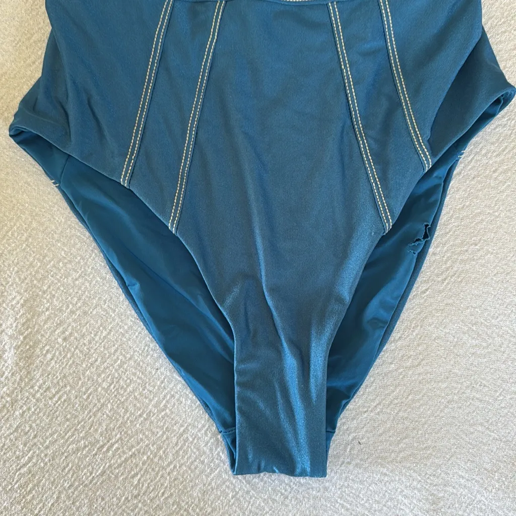 BECCA BY REBECCA VIRTUE Makenna One Piece Swimsuit, LAGOON, Small, $148 - Image 8