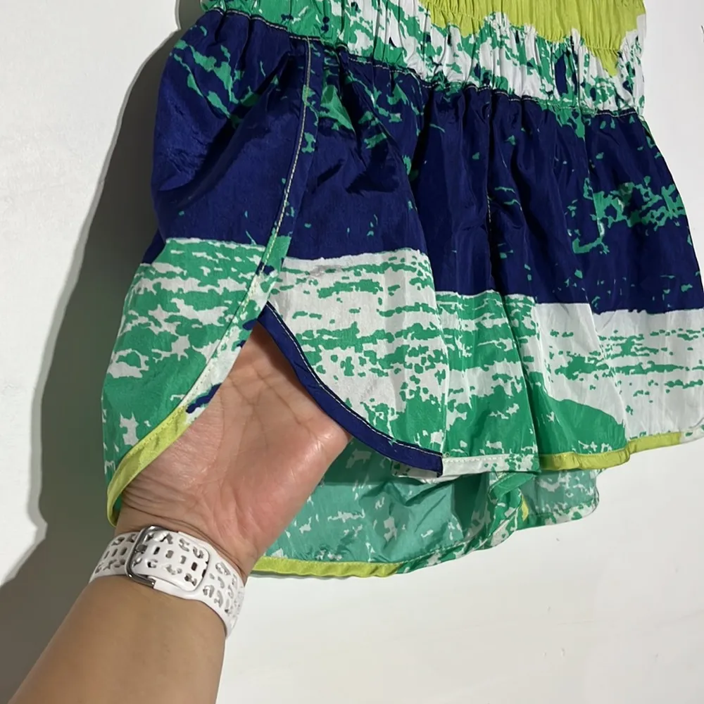 NWOT Free People FP Movement The Way Home Printed Shorts Mountain Print Size S - Image 3