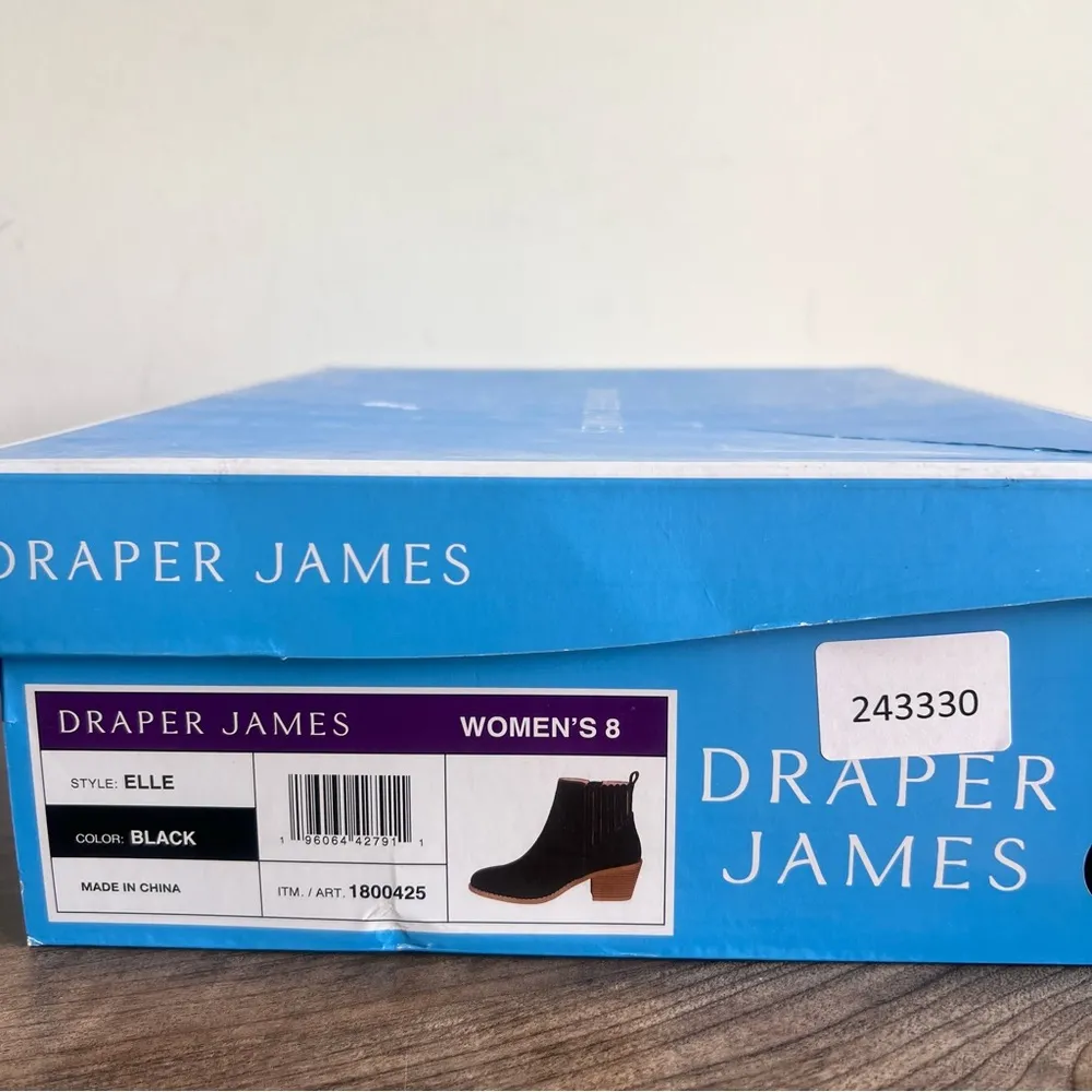 DRAPER JAMES Elle Women's Black Boot Size 8 #243330 - Image 2