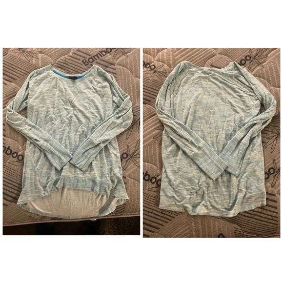 XL champion light blue drape sweater - Image 2