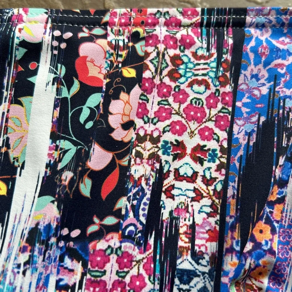 Sunseeker Australia Floral Microfibre Bikini Swim Bottom Sz 14 NWT White - Image 9