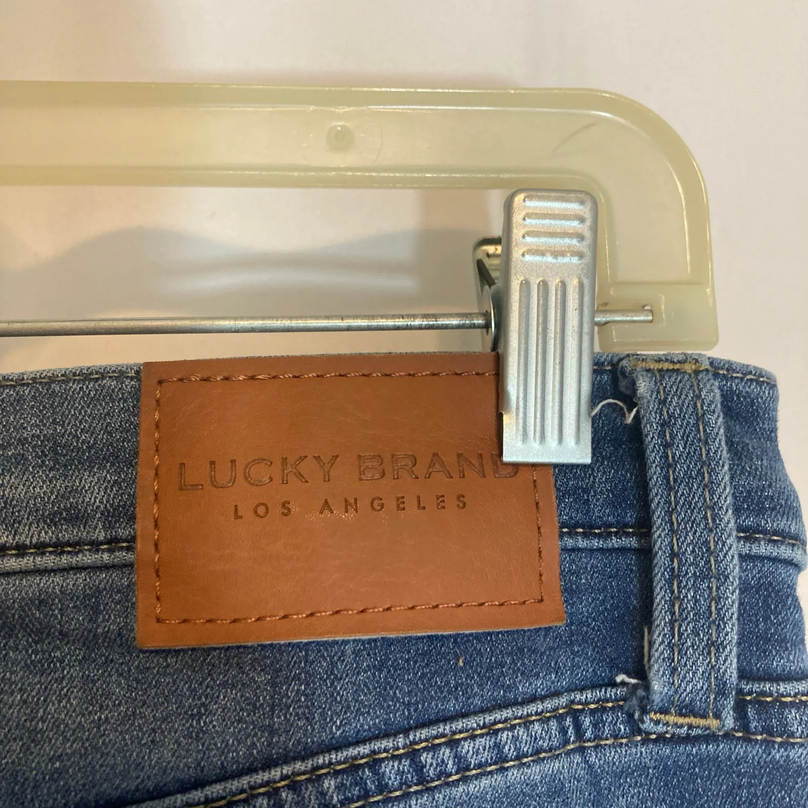 Lucky Brand Ava Blue Denim Mid Rise Skinny Leg Ankle Pants Jeans - Image 10