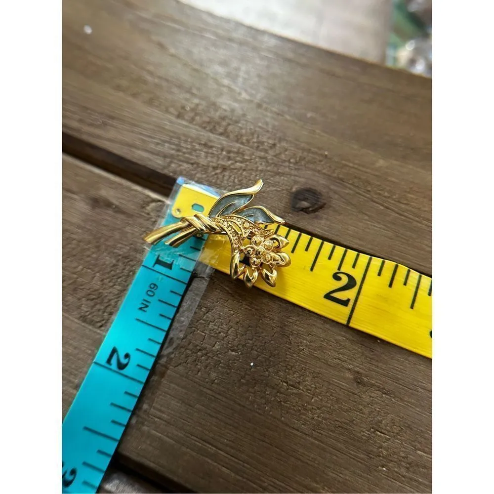 Unsigned gold brooch - Image 7