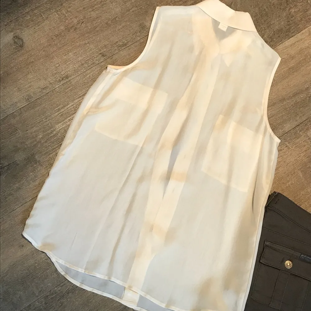 Sheer Sleeveless Blouse - Image 5