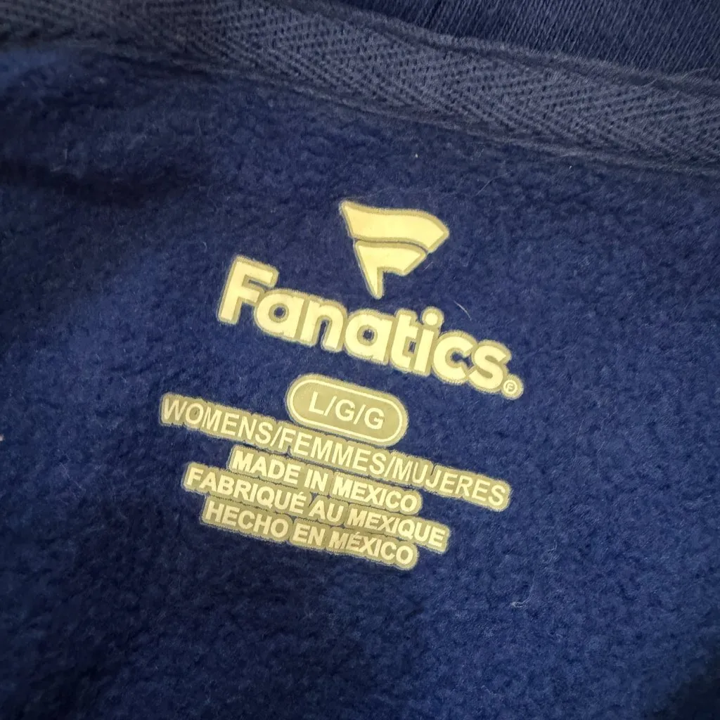 UNIVERSITY OF KENTUCKY Fanatics Brand Logo Hoodie V Neck Size Large - Image 7