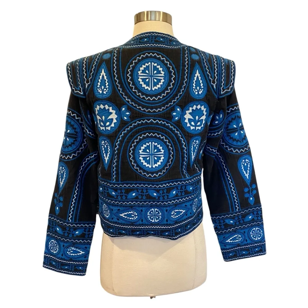 Sea New York Gael Jacket Embroidered Quilted Bomber Size XS - Image 7