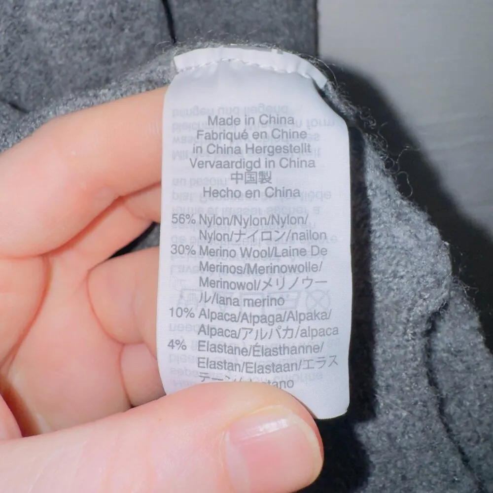 Madewell Gray Knit Cozy Walker Cardigan in Coziest Yarn Style size XS - Image 6