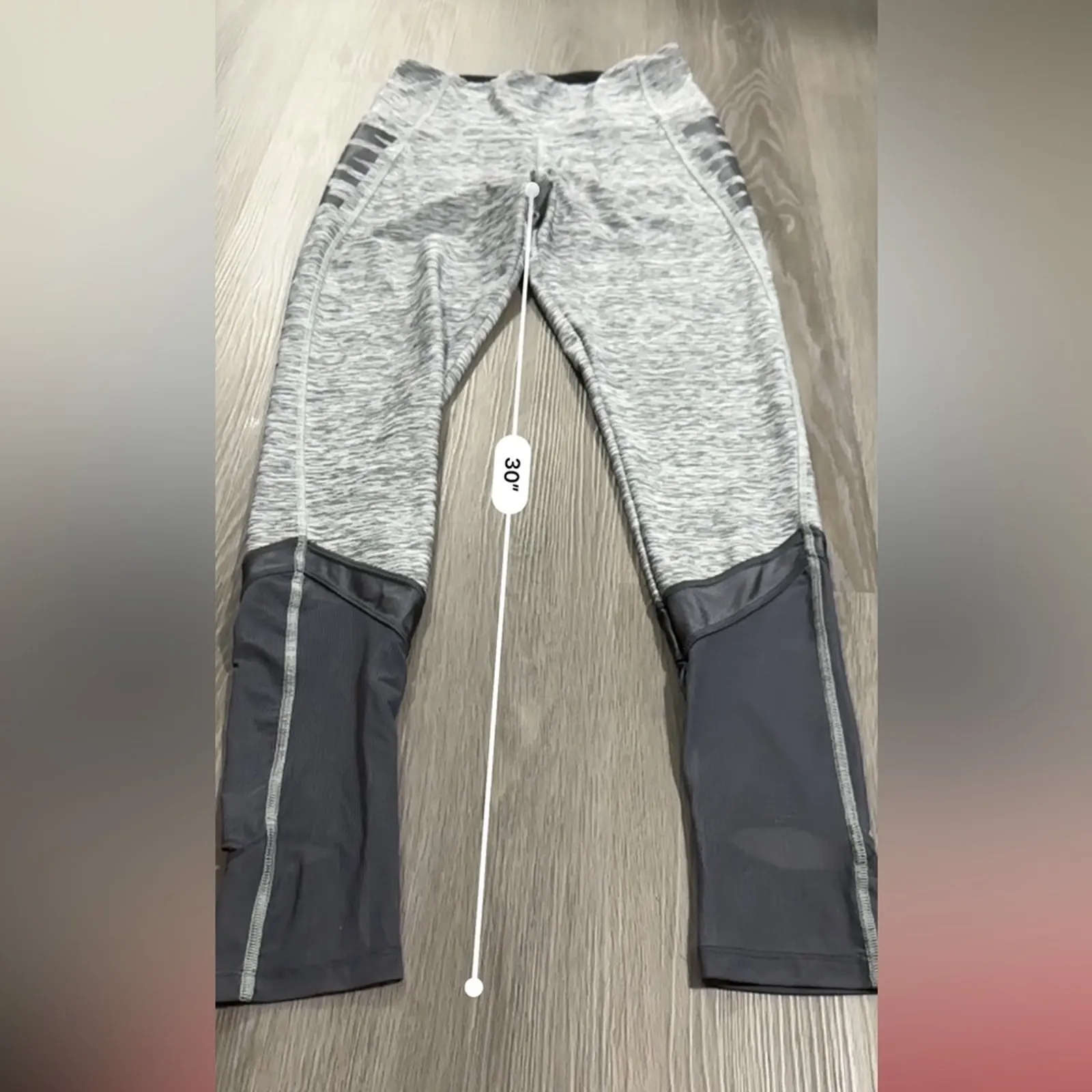 Pink Victoria’s Secret Ultimate Gray High Rise Stirrup Leggings Size‎ M - Image 13