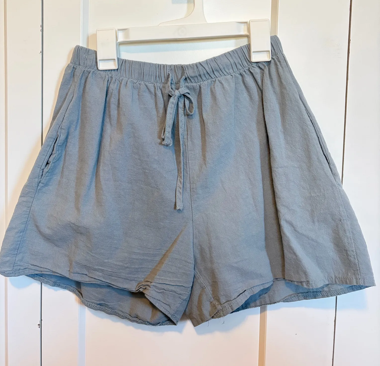 Linen shorts Blue - Image 1