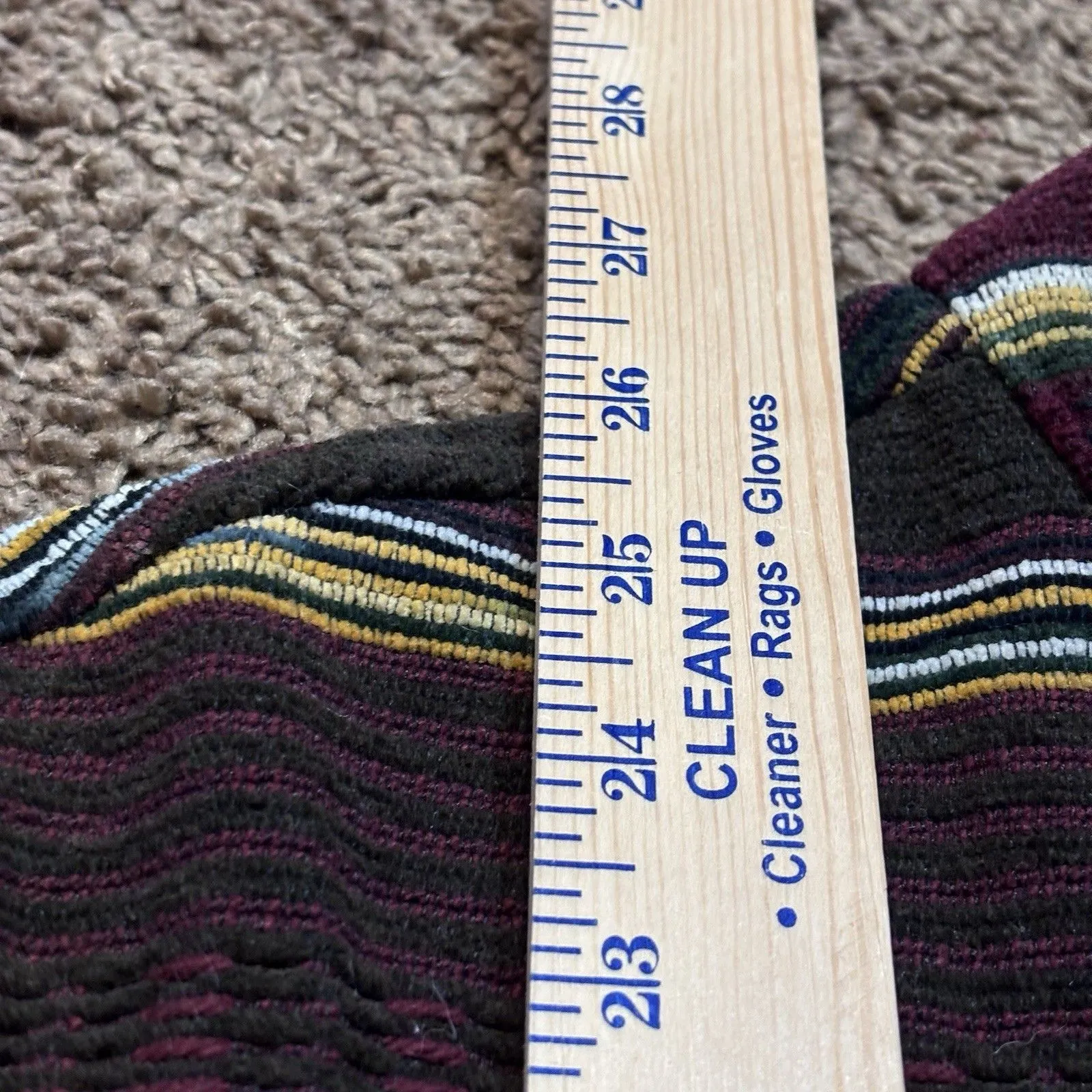 Vintage White Stag Jacket Women's Striped Tapestry Blazer Toggle Japanese Large - Image 14