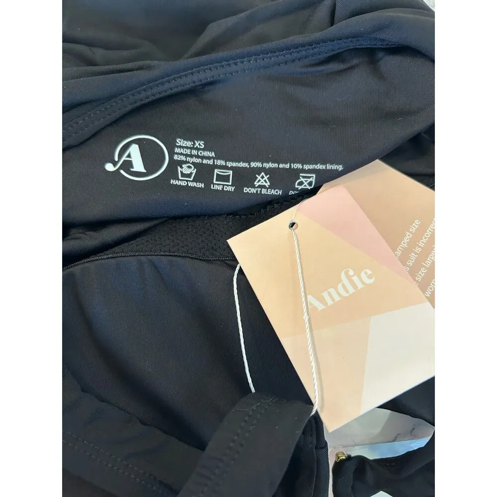 Andie Swim The Catalina One Piece in Black XS NWT - Image 8