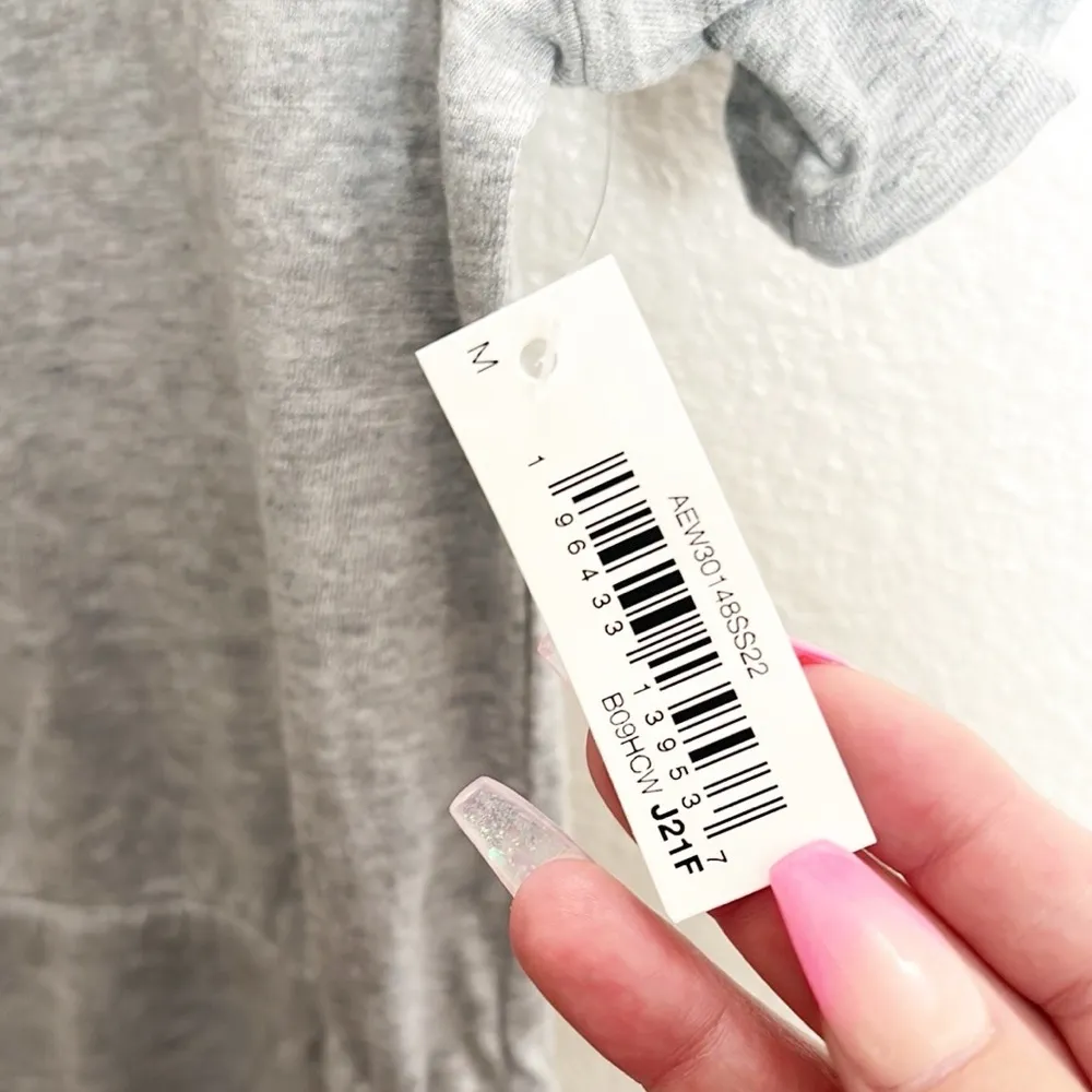 Amazon Essentials Gray Short Sleeve 100% Cotton Summer Dress Size M - Image 5