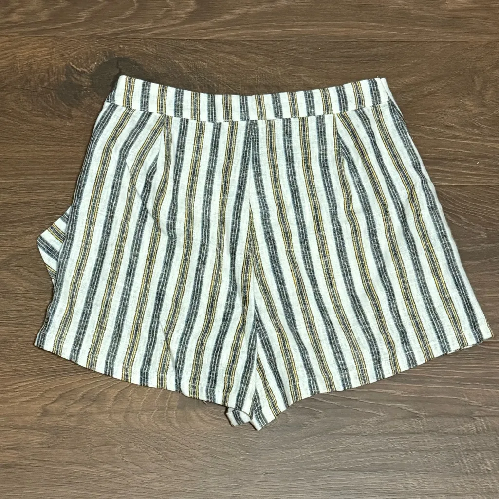 Love Tree  Striped Wrap Skort - Image 2