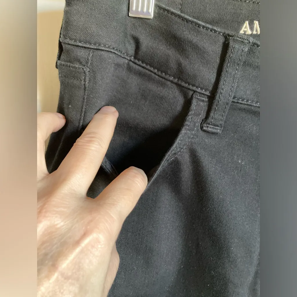 🌸American Eagle Outfitters Black Onyx Super Super StretchX Jeggings Pants Jeans #RW - Image 8