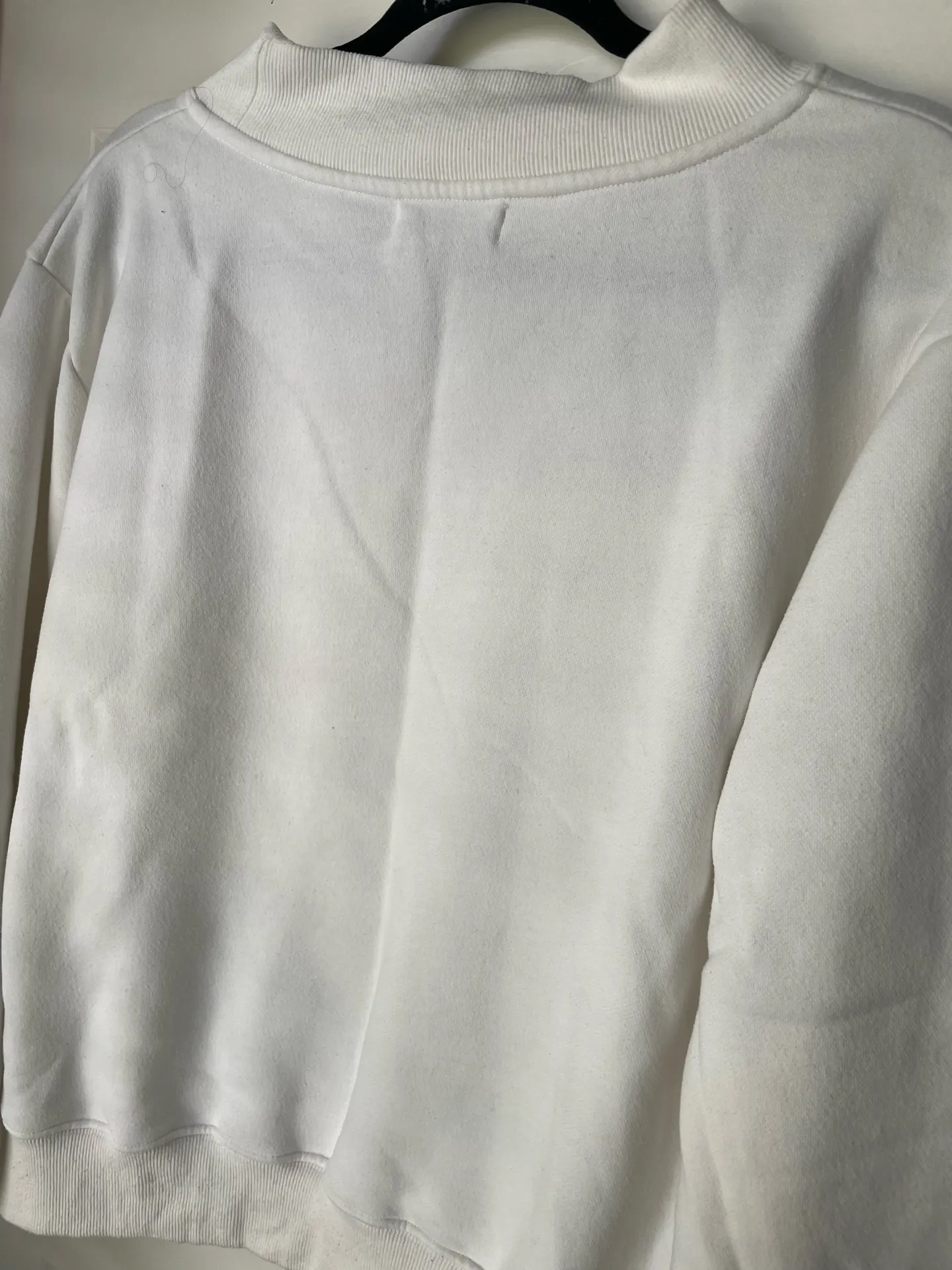 Parke White and Pink Mock Neck Sweatshirt  - Image 4