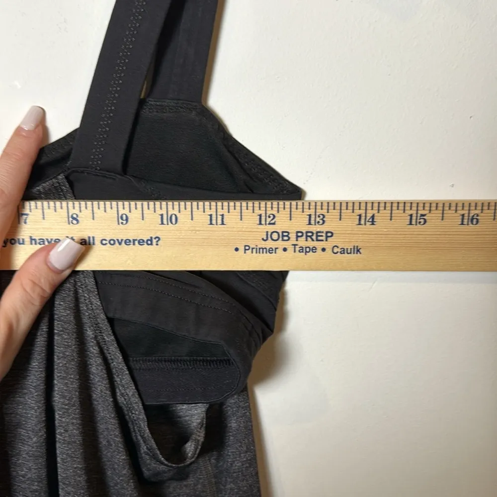 Lululemon Run: Back on Track Tank Black/Heathered Gray Women's - Image 10