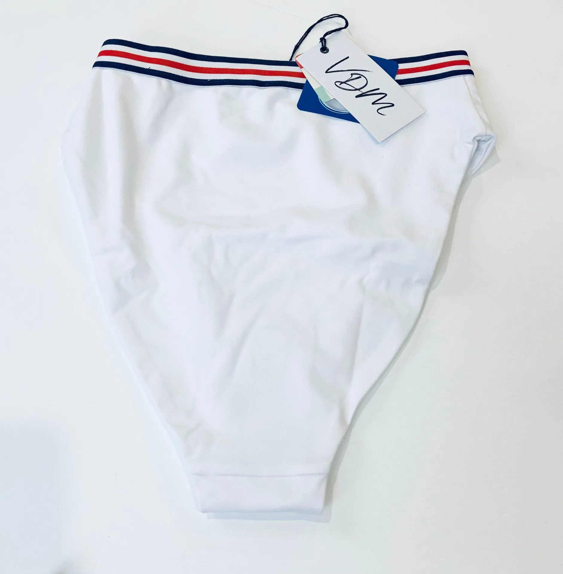 VDM The Label Swim Izzy High Waist Bikini Bottom in White Size M - Image 2