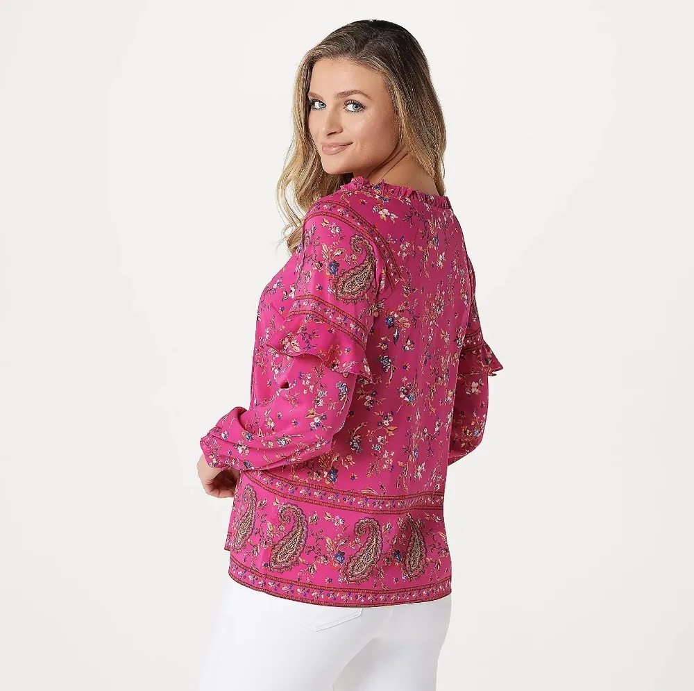 Du Jour Printed V - Image 2