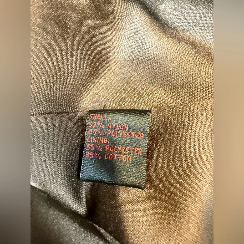 Via Spiga Brown Zebra Jacquard Trench Coat XS Belted Lightweight Size 16 - Image 8